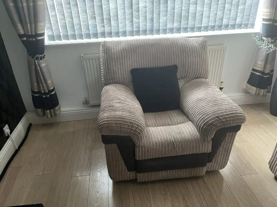 DFS Zana 2 Seater Sofa with matching Recliner Chair