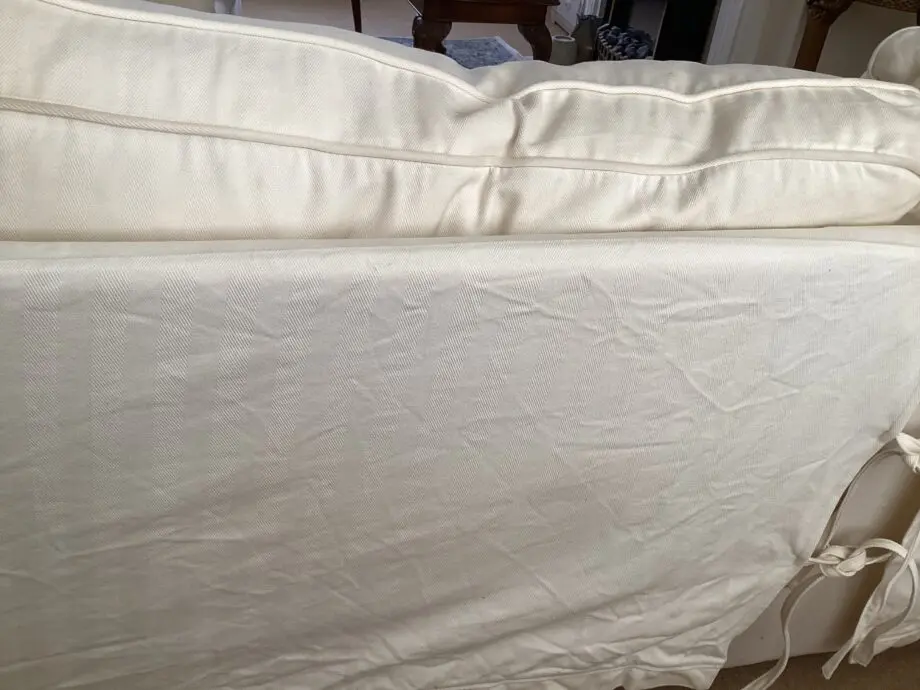 Cream 3 seater sofa