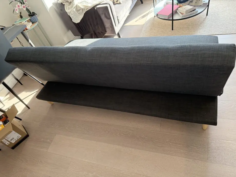 Grey 2-Seater Sofa Bed