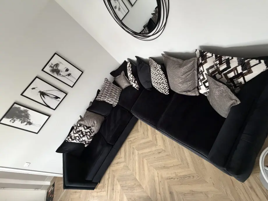 Sofology Titan Corner Sofa in black