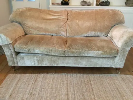 Laura Ashley Gold Mortimer 3 seater sofa