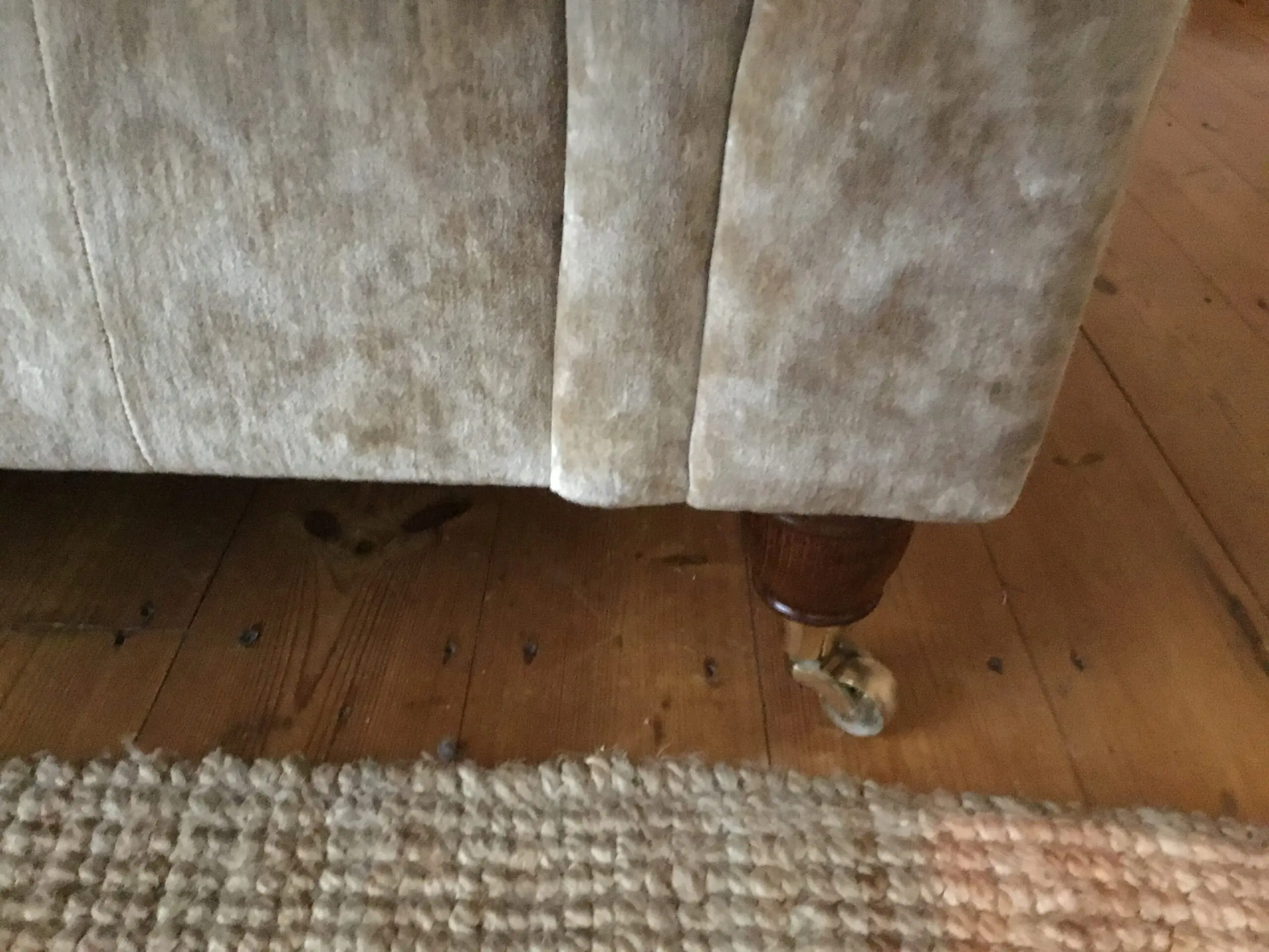 Laura Ashley Gold Mortimer 2 seater sofa