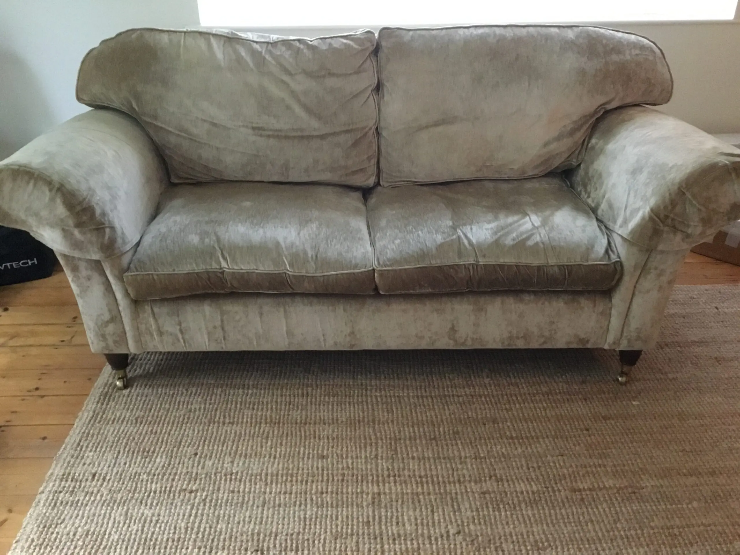 Laura Ashley Gold Mortimer 2 seater sofa