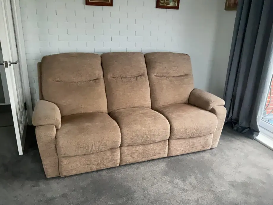 Sofa two chairs and footstool
