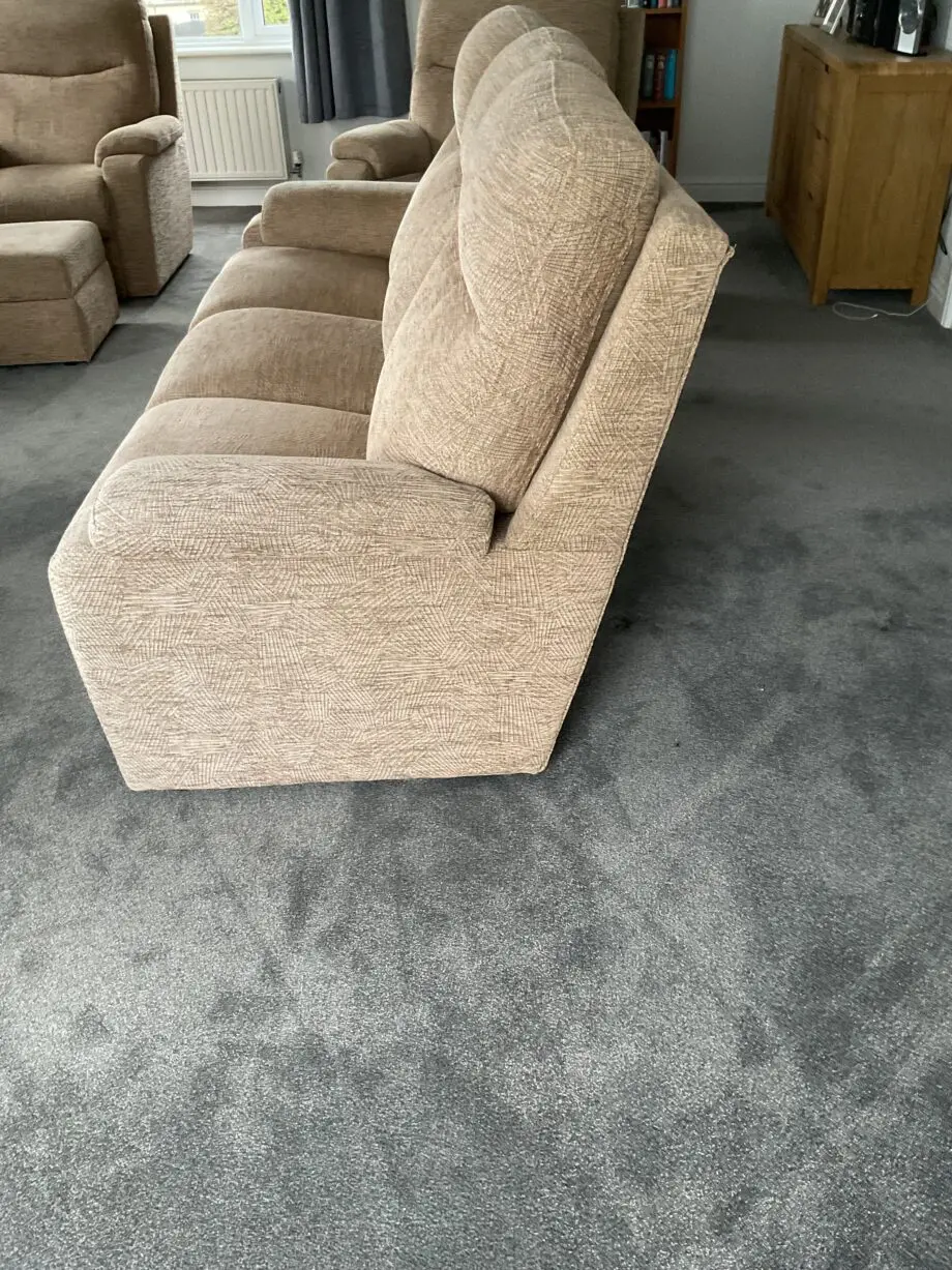 Sofa two chairs and footstool