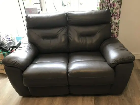 2 Leather Sofas ‘Camo’ from Collingwoods