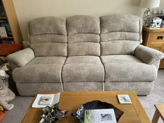 Sherborne Olivia 3 Seater sofa beige/oatmeal fabric