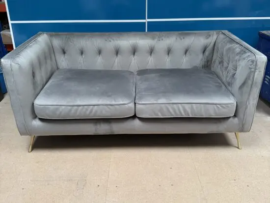 DFS 2 Seater Lustro sofa in Grey