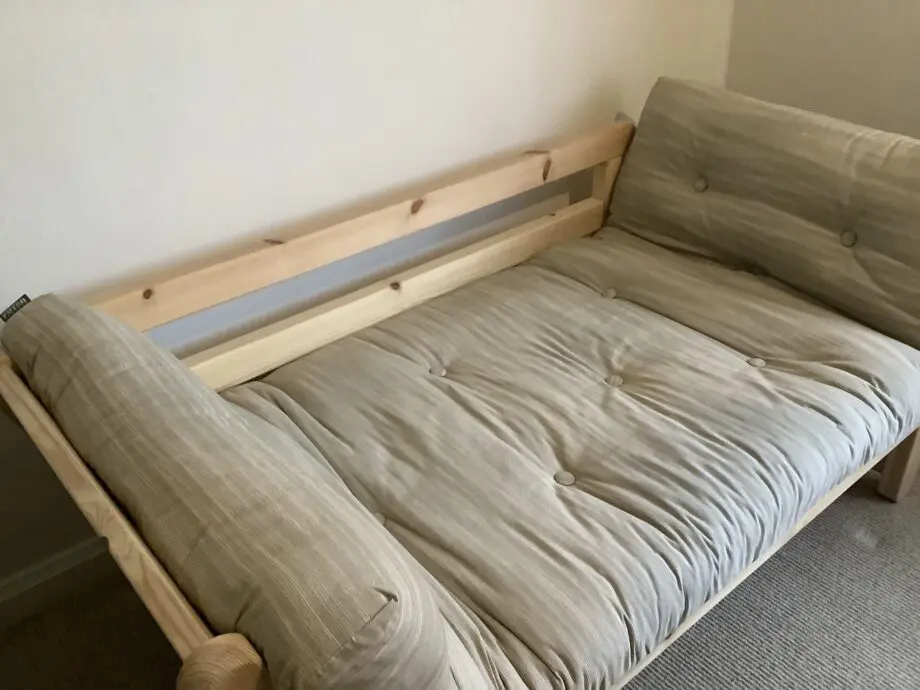 Futon company Twingle natural, Solid pine wood sofa bed