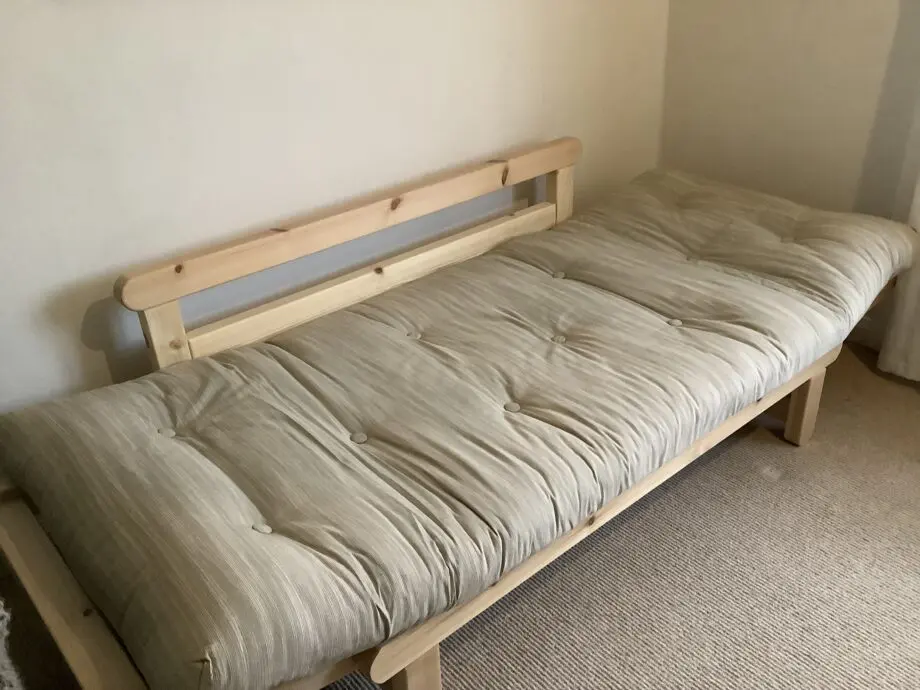 Futon company Twingle natural, Solid pine wood sofa bed