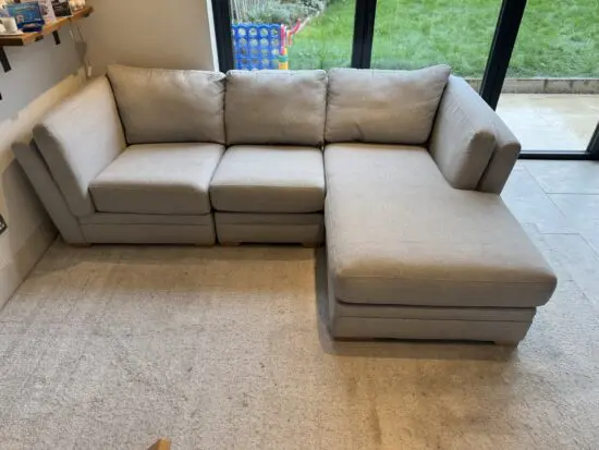 DFS Long Beach Corner Sofa ( colour Oyster)