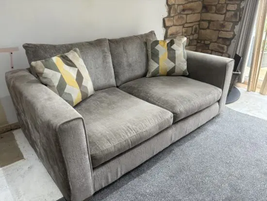 DFS Grey 3 Seater Sofa
