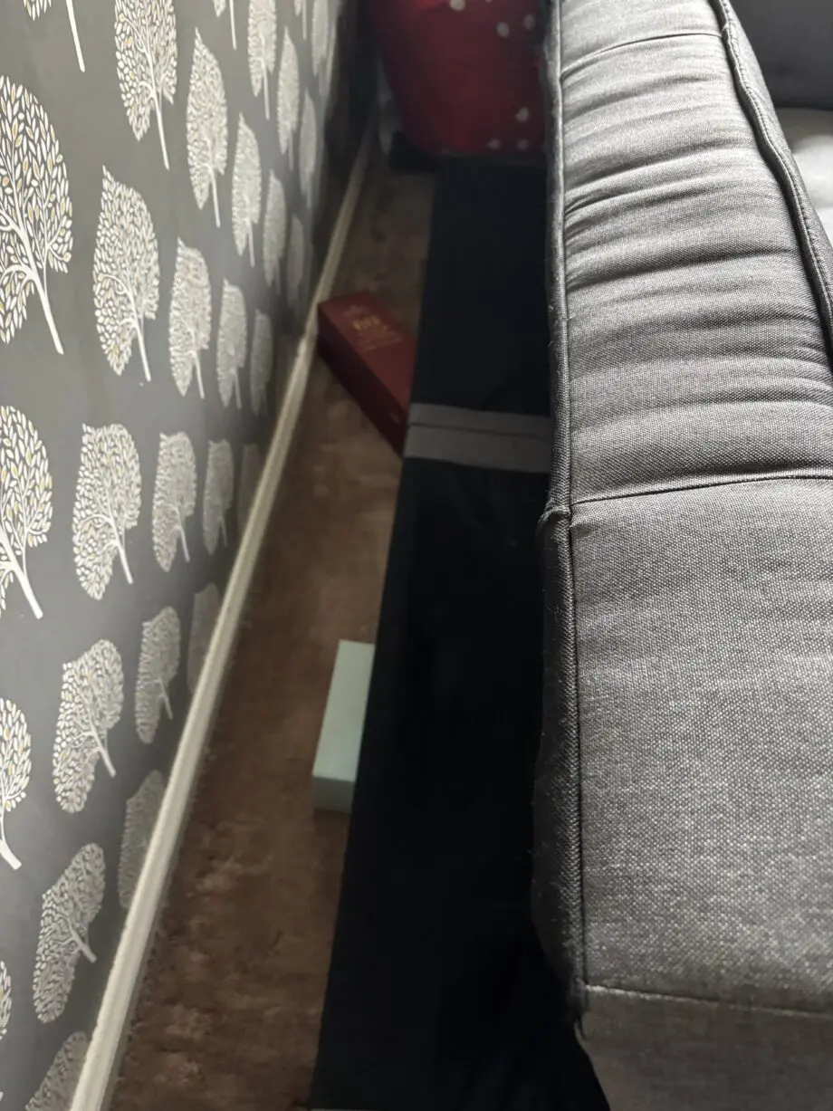 Grey sofa bed