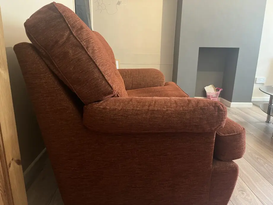 Comfortable mid-century 2 seater sofa - “Classic Brown”