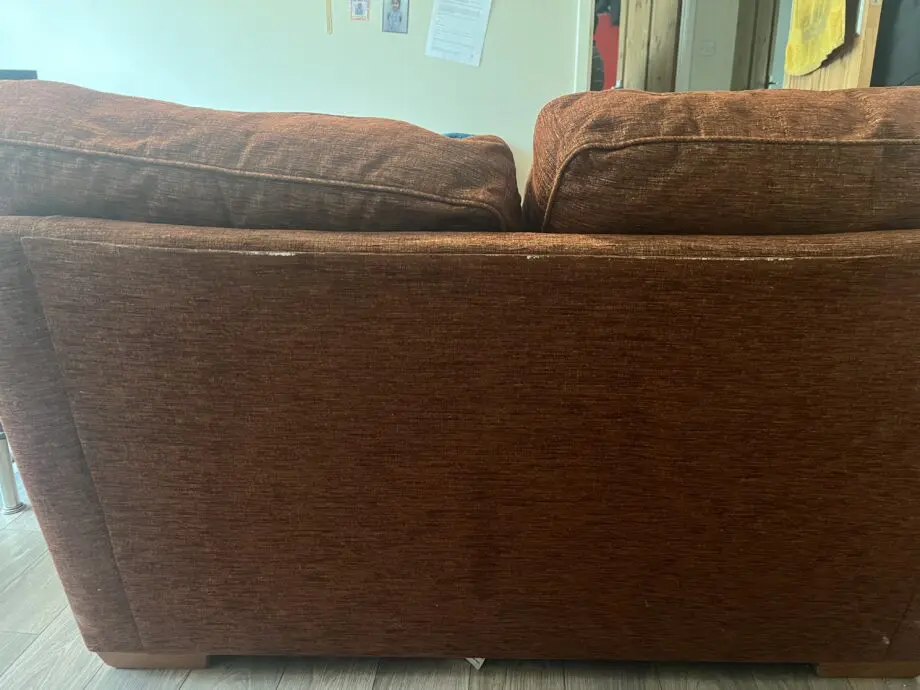 Comfortable mid-century 2 seater sofa - “Classic Brown”