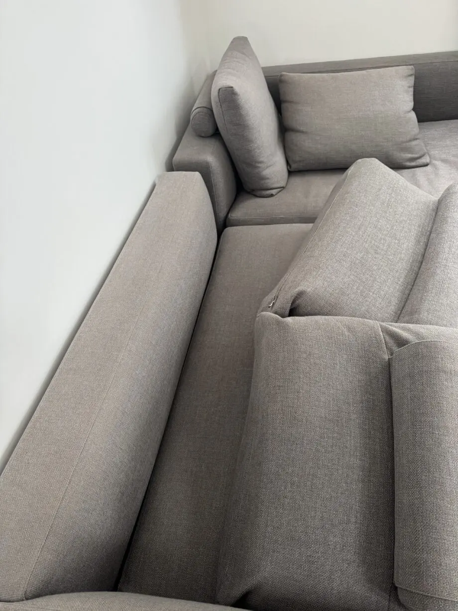 Camerich Grey L-shaped Corner Sofa