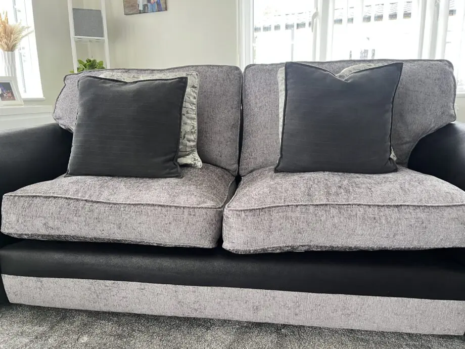 SCS Kadie 3 seater sofa and cuddle chair.