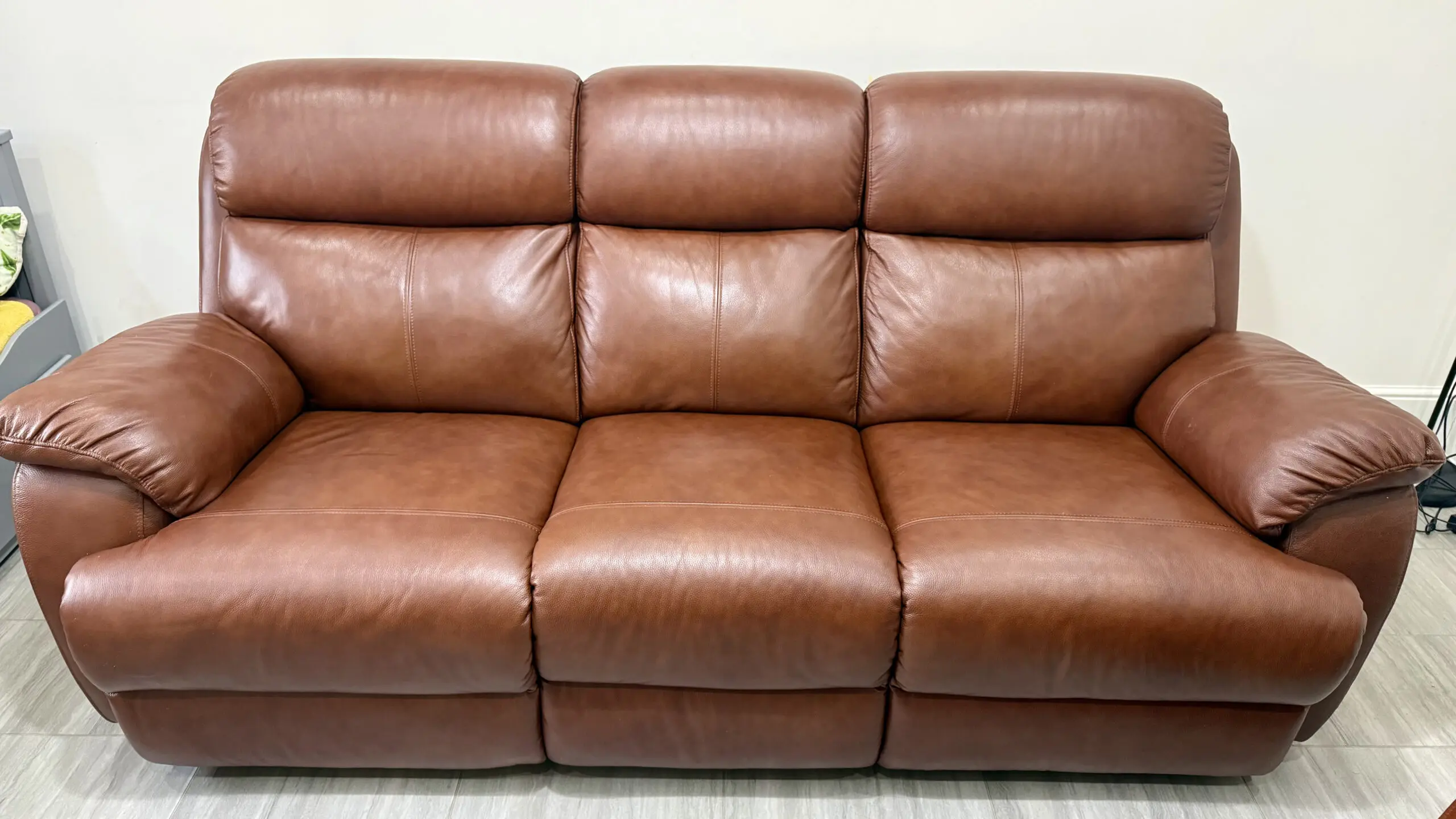 Grayson GRAYSON 3 + 1 SEATER DOUBLE POWER RECLINER CAT 60/07 BUTTERSCOTCH