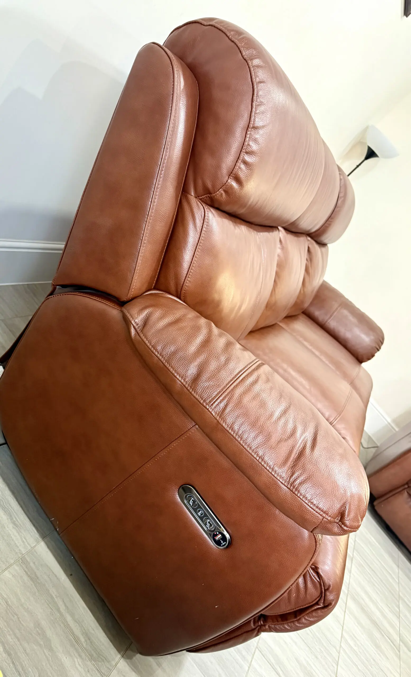 Grayson GRAYSON 3 + 1 SEATER DOUBLE POWER RECLINER CAT 60/07 BUTTERSCOTCH