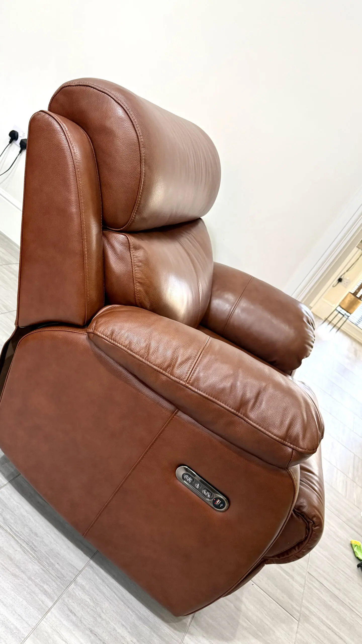 Grayson GRAYSON 3 + 1 SEATER DOUBLE POWER RECLINER CAT 60/07 BUTTERSCOTCH