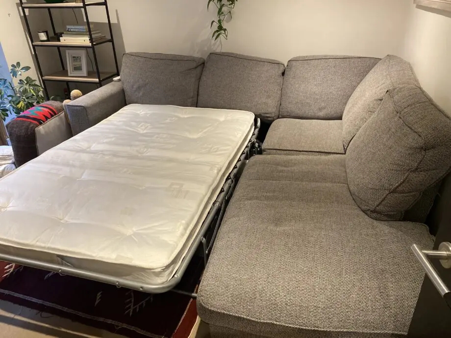 Furniture Village Grey Corner Sofa Bed