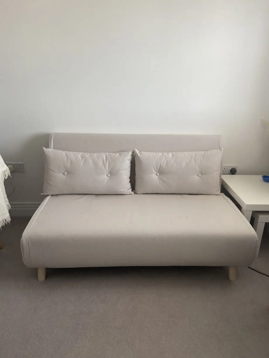 Laura James Oatmeal Sofa Bed