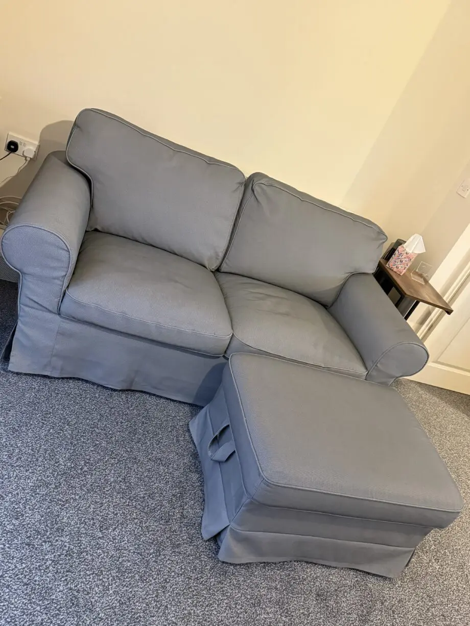 2 seater ikea sofa ektorp range grey