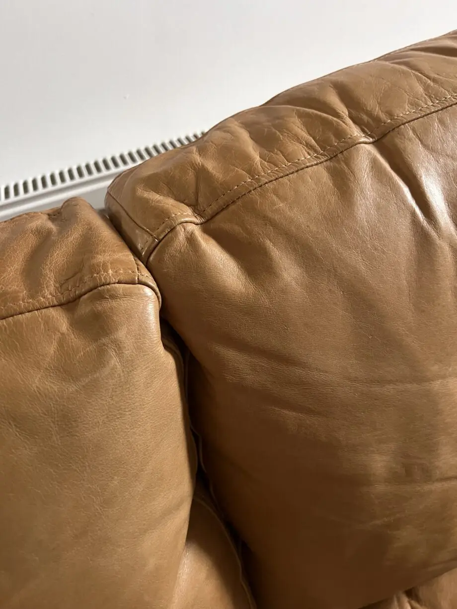Stylish Leather Made.com sofa