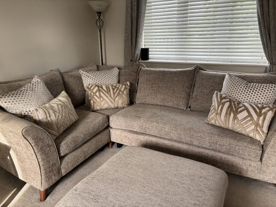 Sofology corner sofa, chair and pouffe
