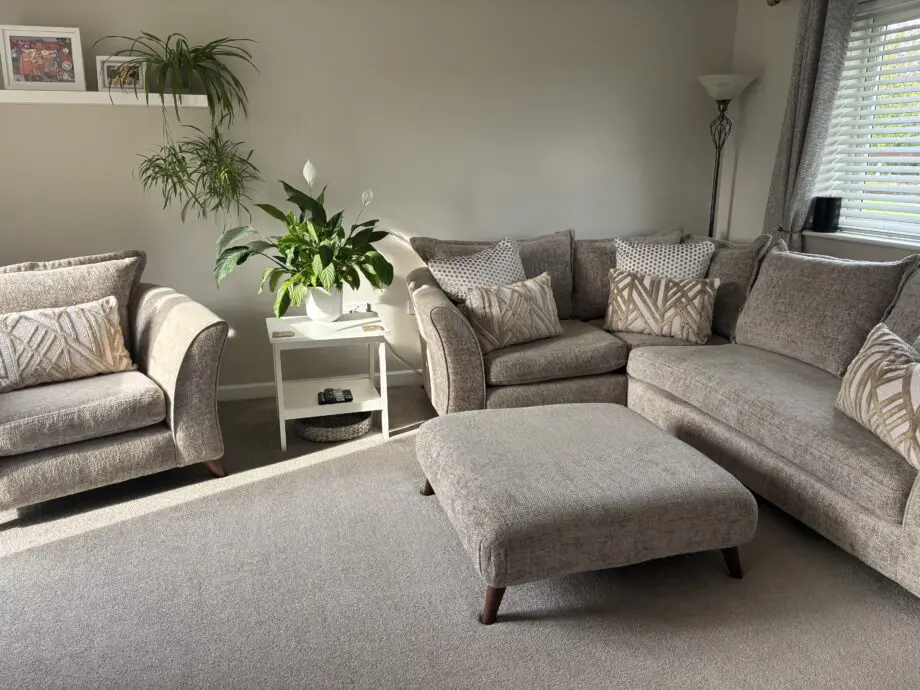 Sofology corner sofa, chair and pouffe