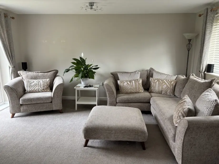 Sofology corner sofa, chair and pouffe