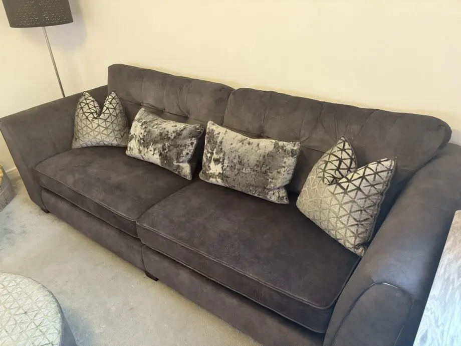 Furniture Village Ariana Dapple Mink Sofa Set