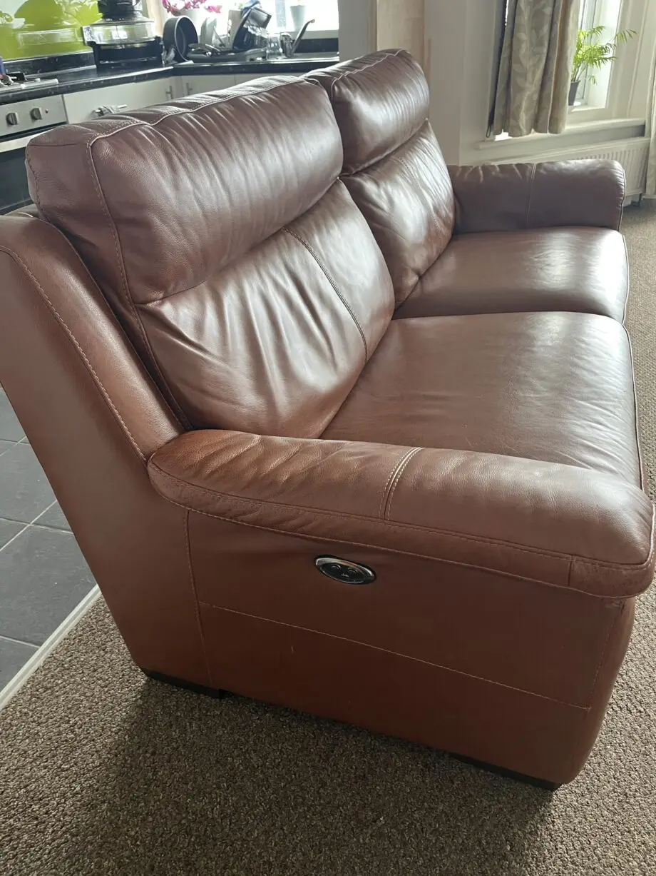 DFS Colour Brandy Vento 3 Seat Dble Recliner + by Footrest