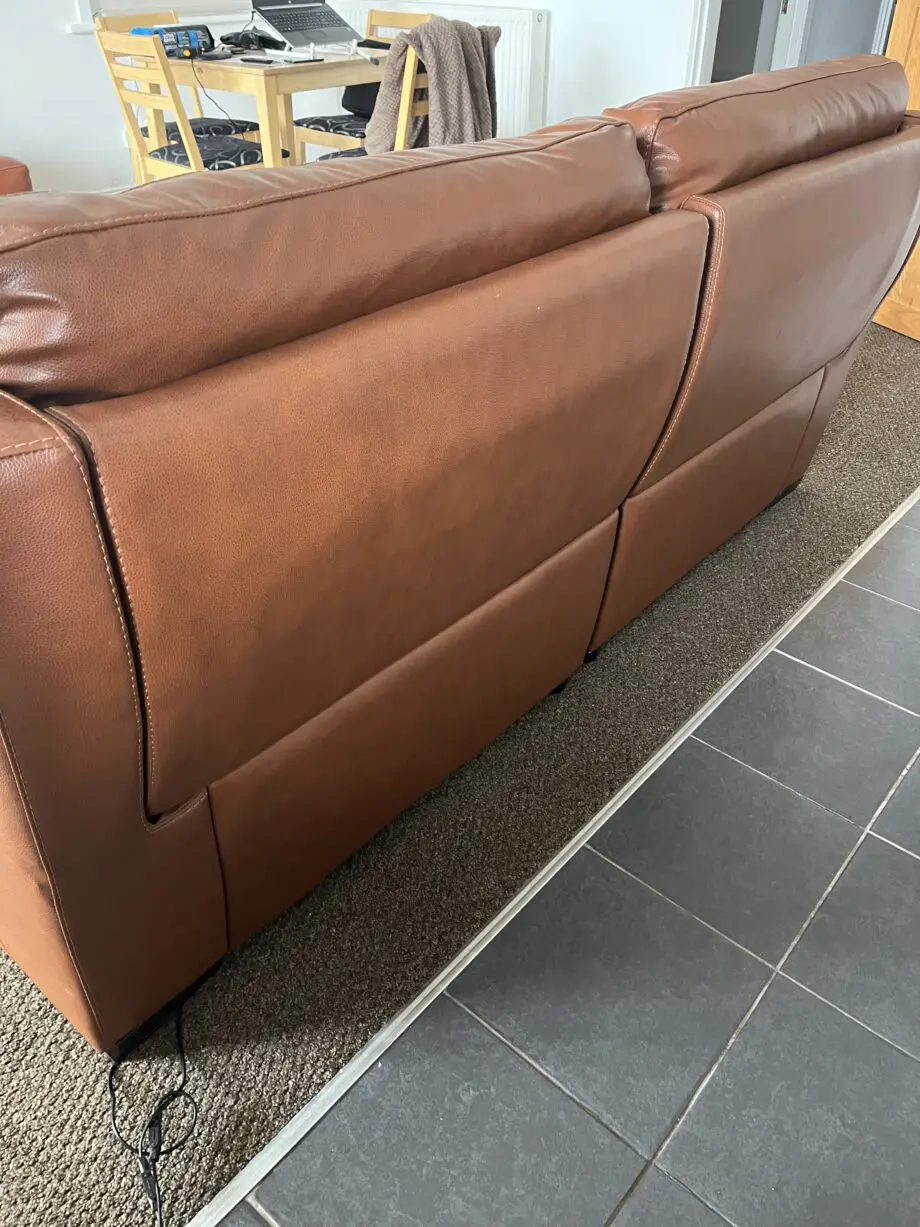 DFS Colour Brandy Vento 3 Seat Dble Recliner + by Footrest