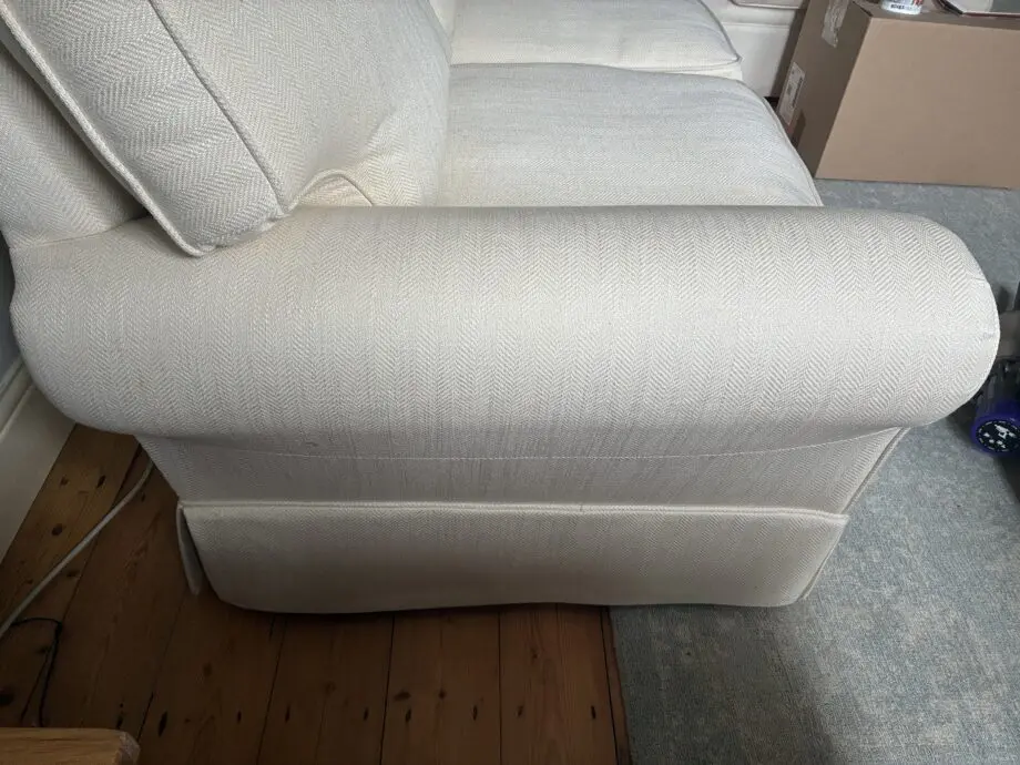 Laura Ashley Cream Sofa and Chair