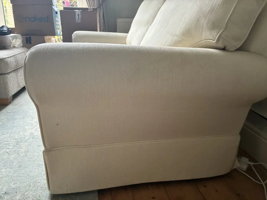 Laura Ashley Cream Sofa and Chair