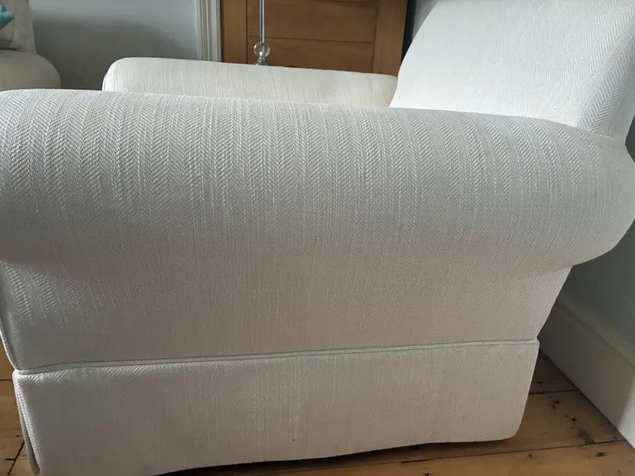 Laura Ashley Cream Sofa and Chair