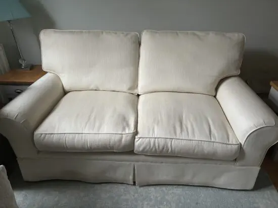 Laura Ashley Cream Sofa and Chair