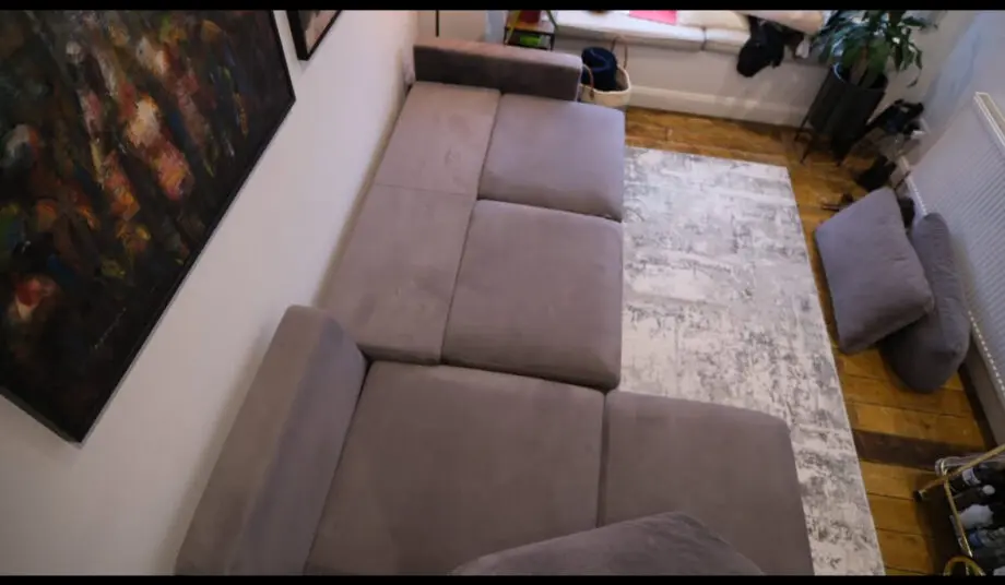 Novia - Grey Corner Sofa - Metrople