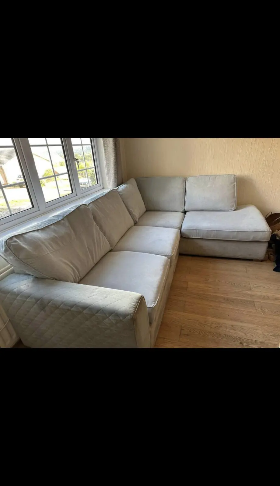 DFS Blue Orka sofa