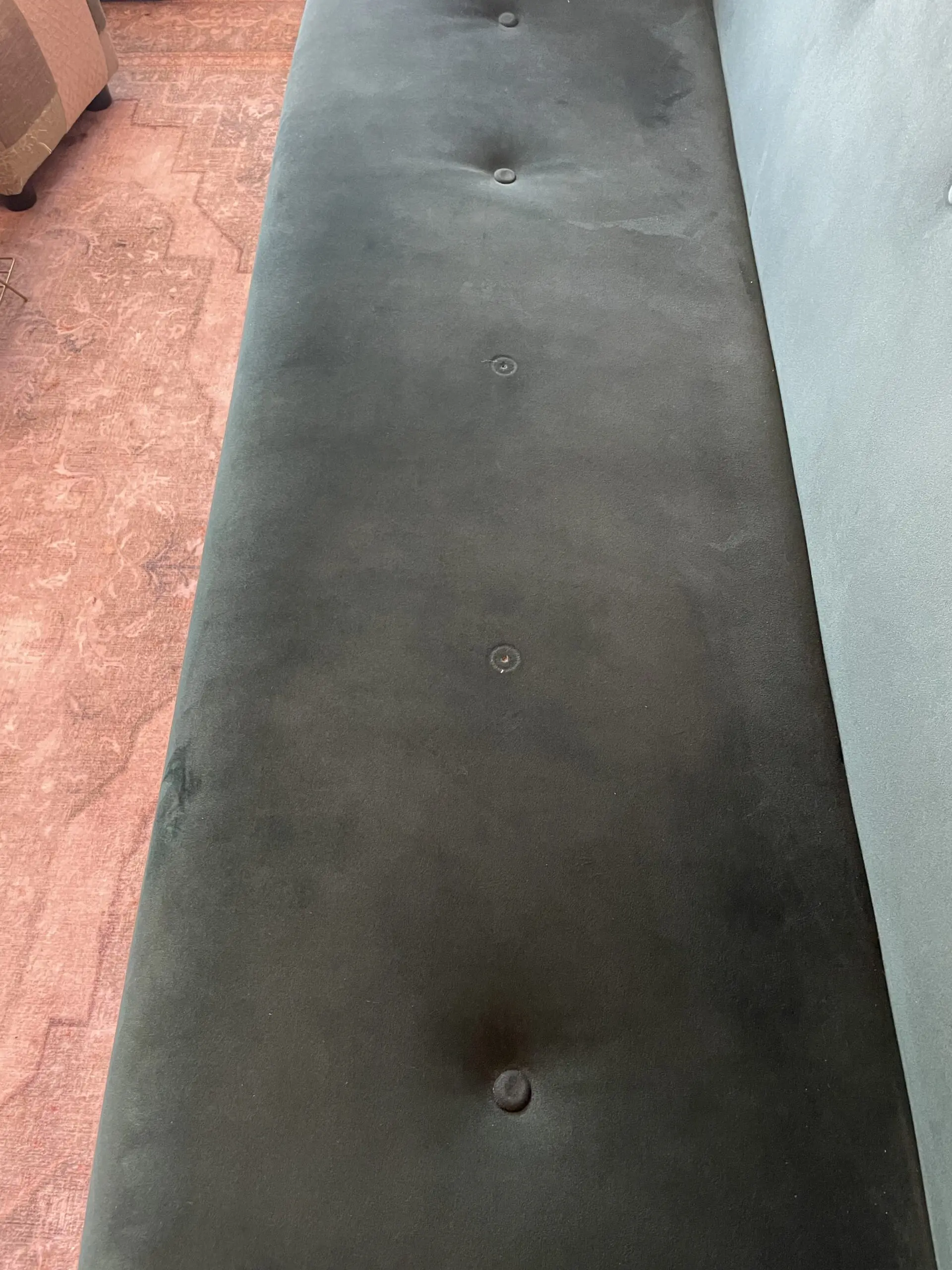 Made Chou 4 Seater Sofa Bed with Storage, Velvet Pine Green