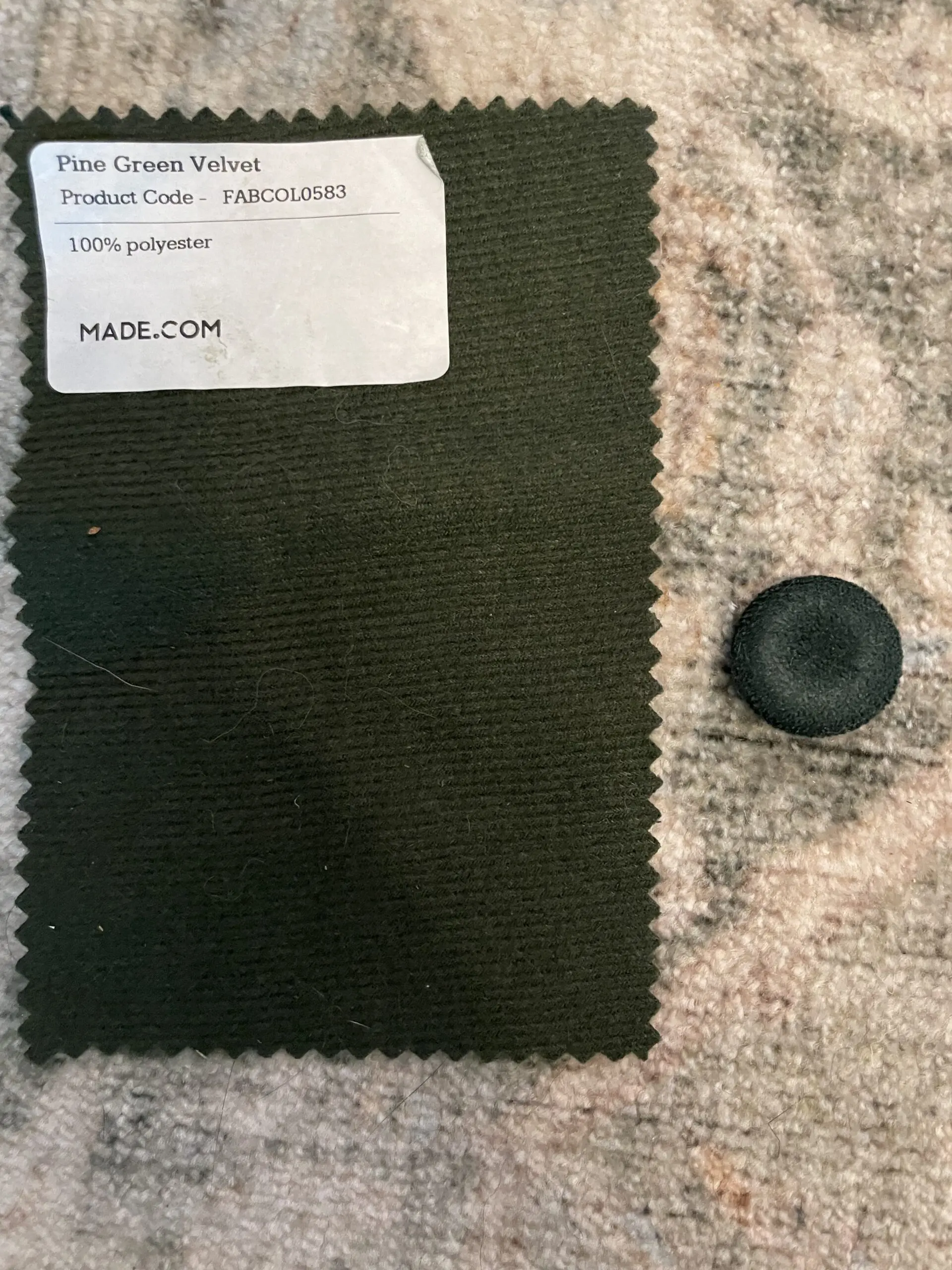 Made Chou 4 Seater Sofa Bed with Storage, Velvet Pine Green
