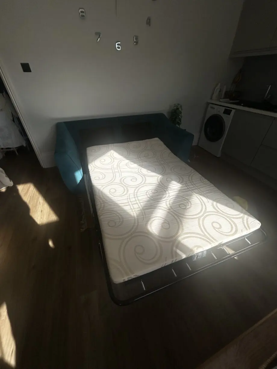 DFS Teal Onley 2 Seater Sofa Bed