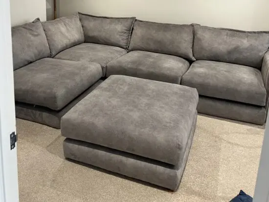 DFS Indulgence Right Arm 4 Piece Corner Sofa and Foot Stool