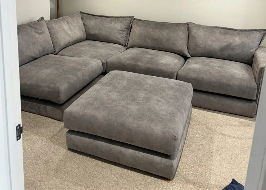 DFS Indulgence Right Arm 4 Piece Corner Sofa and Foot Stool