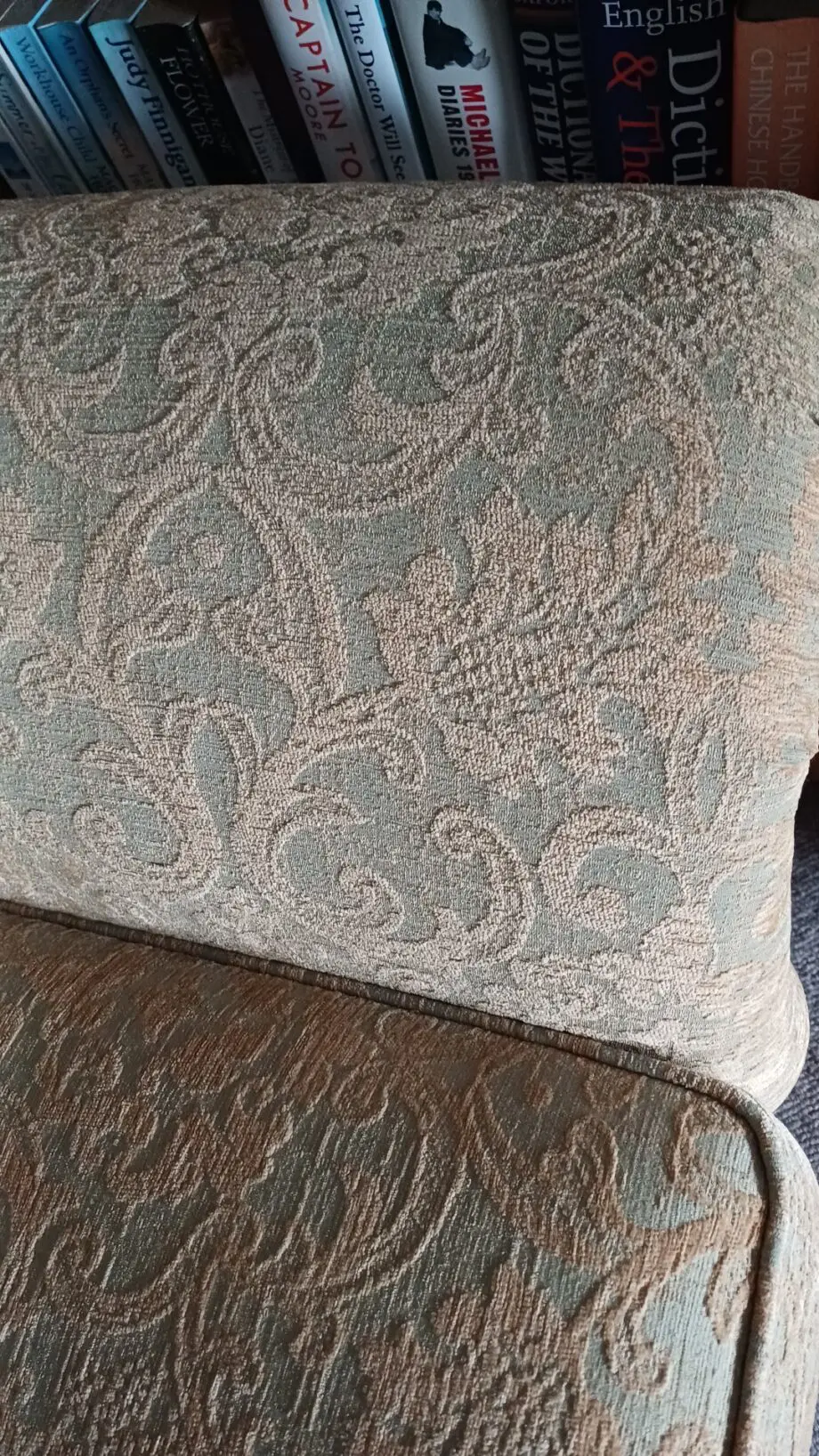 Elegant and Traditional Gold/Green Settees from DFS