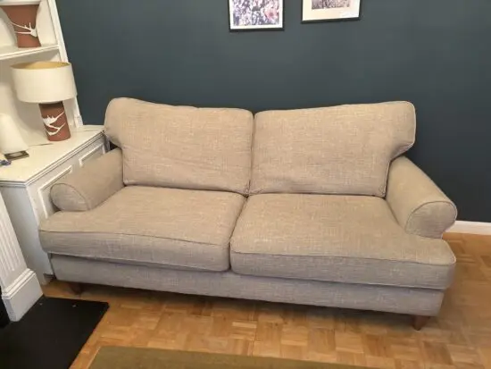 2 x 3 Seater sofas in beige