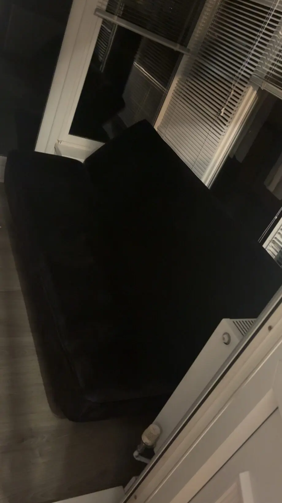Black sofa bed