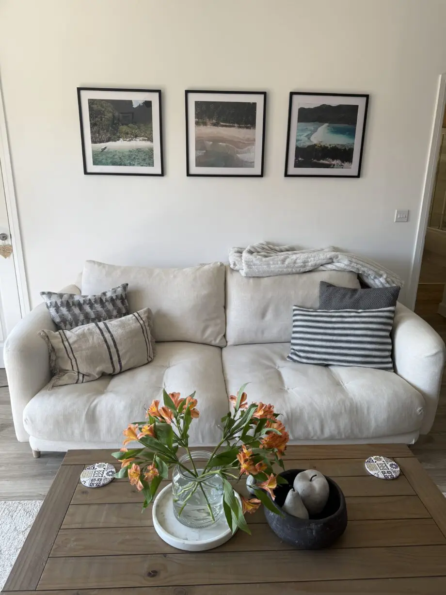 Loaf Banofee Sofa in alabaster colour