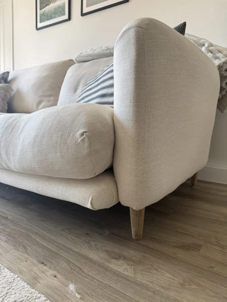 Loaf Banofee Sofa in alabaster colour